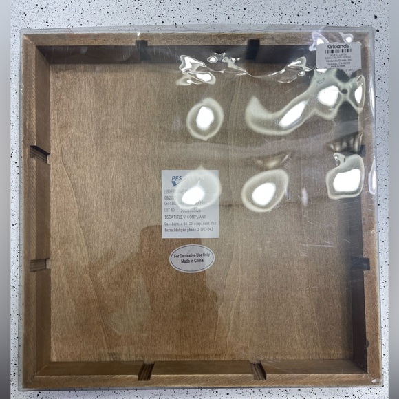 NWOT Wooden dog print Tic Tac Toe - Picture 4 of 5